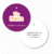Tag colgante circular 5 cm – Doble faz - comprar online