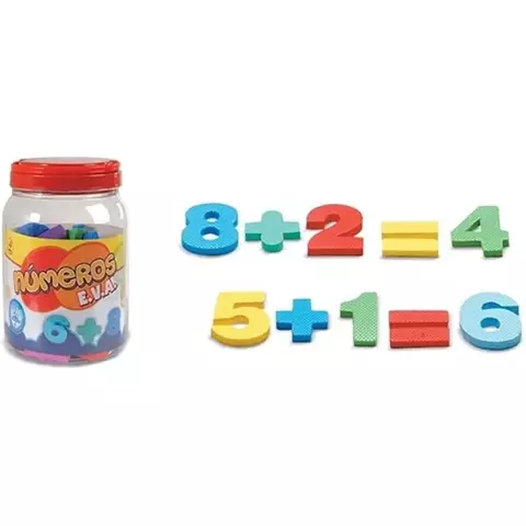 Pote Números em EVA 25 Peças – 850