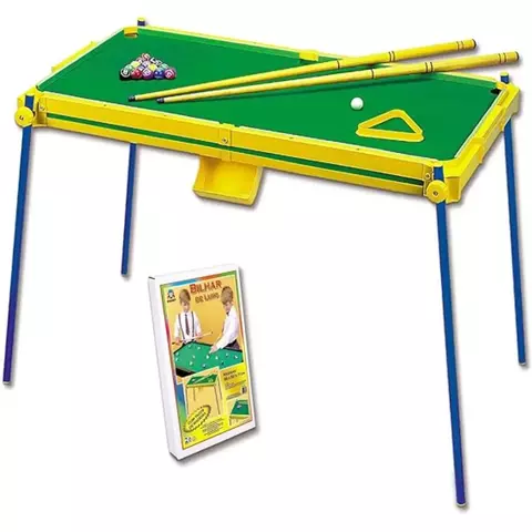 Bilhar de Luxo Braskit Amarelo - 480-B