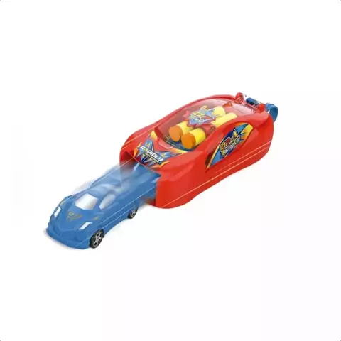 Lançador de Carrinho Lança Car com 2 Dardos e 1 Carrinho