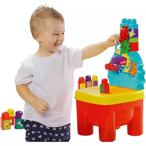 Cadeira Infantil com Blocos – 24 Peças – Blocolândia Dismat – MK369
