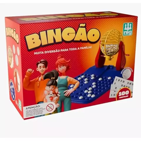 Jogo Bingão com 100 Cartelas – 1050