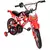 Bicicleta Infantil Moto Cross Vermelha Aro 16 – 1172 - comprar online