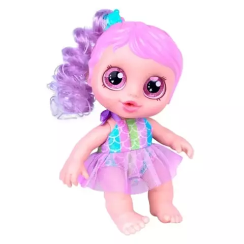 Boneca Articulada Rainbow Surprise – Mechas Verde + Faz Xixi – 2719