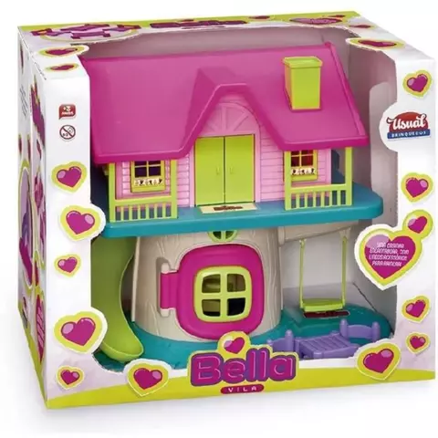 Casinha Bella Vila com Acessórios – Usual Brinquedos – 552