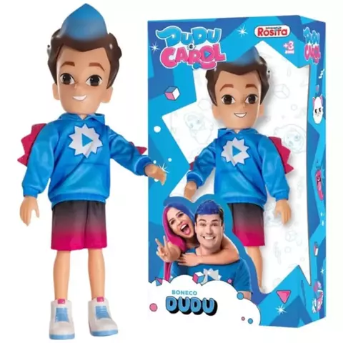 Boneco Dudu Youtuber Infantil Articulado 26cm – 1117
