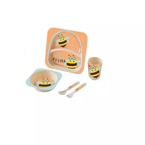 Kit Alimentação Baby 5 Peças Abelha - ZP00826