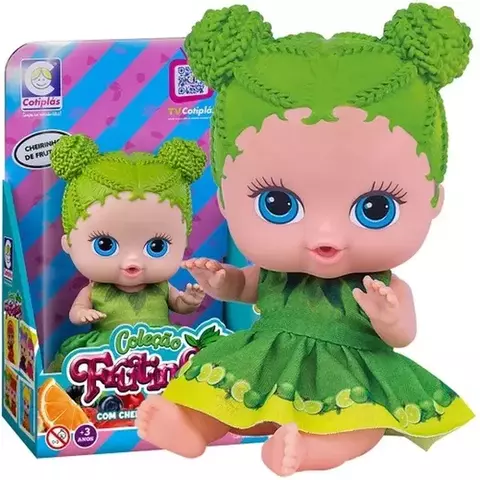 Boneca Frutinhas Limão Blister - Cotiplás