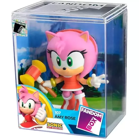 Boneco Amy Rose Fandombox Turma do Sonic - 3503