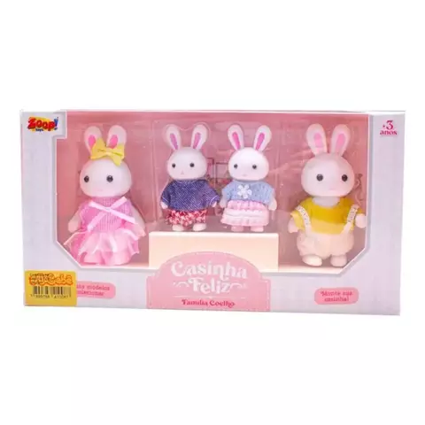 Casinha Feliz – Família Coelho Zoop Toys