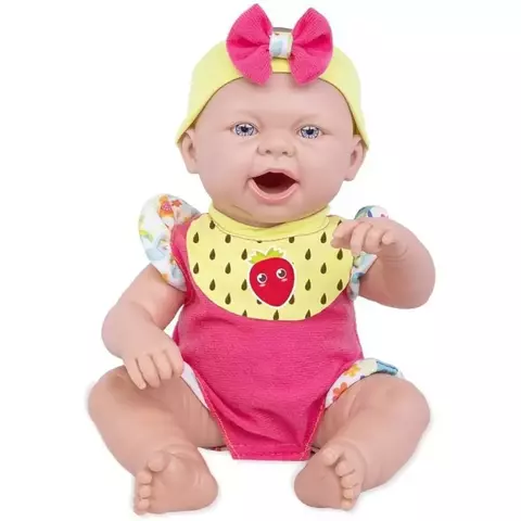 Boneca Baby Ninos Hora do Lanche Reborn Cotiplás – 2406