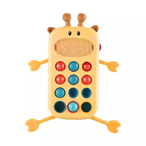Chocalho Girafa Multissensorial – Brinquedo Educativo para Bebês