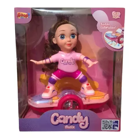 Boneca Candy Skate Overboard com Luzes – Zoop Toys
