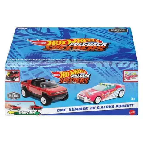 Hot Wheels Pull-Back Speeders – Conjunto com 2 Carrinhos Surpresa – HPR91 - comprar online