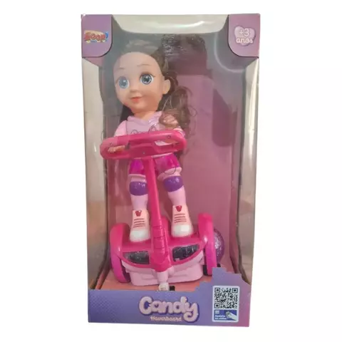 Boneca Musical com Hoverboard Zoop Toys – Com Luzes LED e Sons Musicais
