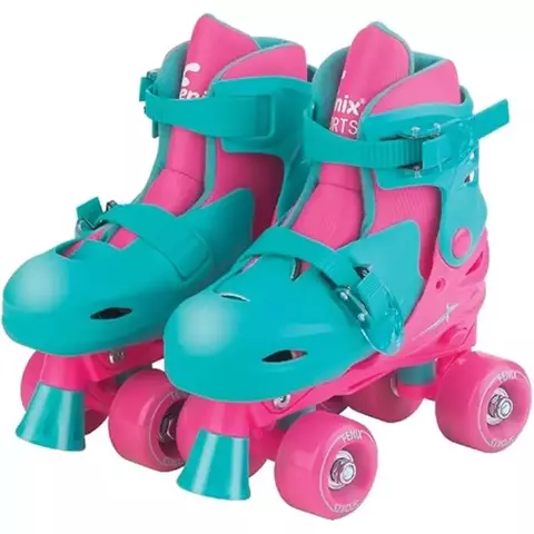 Patins 4 Rodas Tiffany com Kit de Proteção – Tamanho 34-37 – PK-01 T