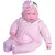 Boneca Bebê Soninho Reborn Menina Tiara Rosa – 2652