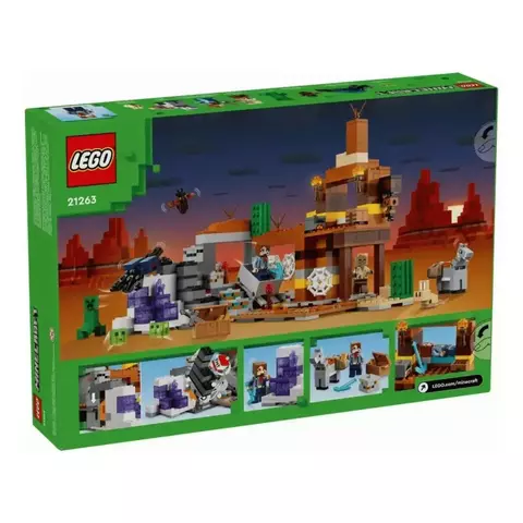 Lego Minecraft A Mina do Ermo 538 Peças