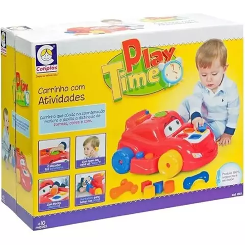 Play Time Carros de Atividades Vermelho – 1951
