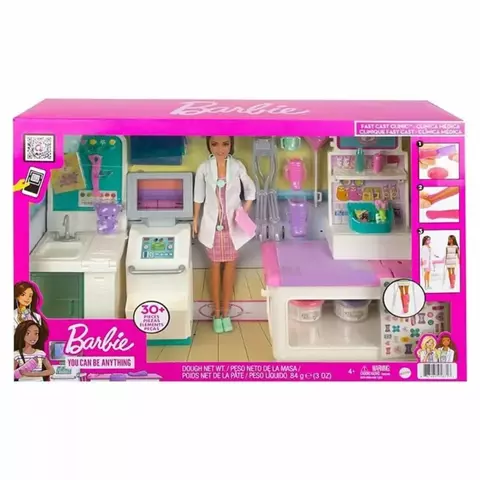 Barbie Clínica Médica – Playset Fast Cast Clinic (GTN61)