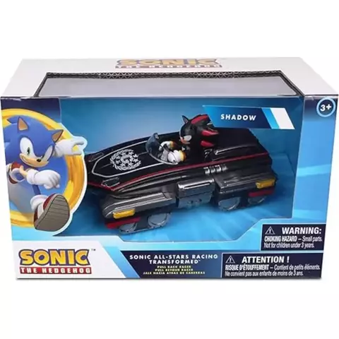 Sonic Carro Sonic Shadow Pull Back Brinquedos - F0106-9