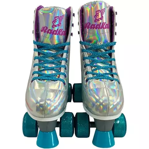 Patins 4 Rodas Platinado com Trava Borboleta Tamanho 31-34 – PH-01 PL (31-34)