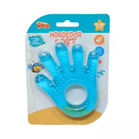 Mordedor Infantil Soft Mãozinha Cores Sortidas - ZP01101