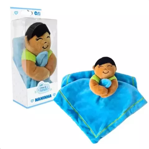 Naninha de Bebê Boneco Menino Macio - Unikbaby