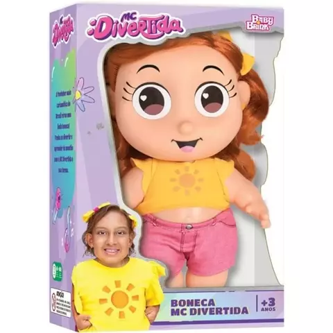 Boneca MC Divertida Maria Clara 28cm em Vinil – 1710