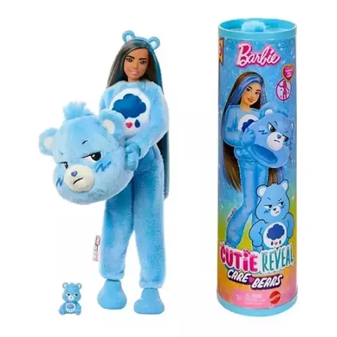 Boneca Mattel Barbie Cutie Ursinhos Carinhosos JCN93 – Cutie Reveal Surpresa