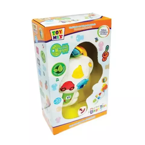 Chaveiro Musical Inteligente Carro Baby Toys VMP Branco/Verde - 331.17.99