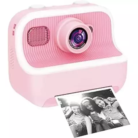Câmera Fotográfica Infantil com Impressão Instantânea Rosa - ZP01267