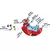 Ketokinha Dog Aranha Andador Infantil com Volante e Encaixe de Formas - BQ0521M - Disneylandia Toy