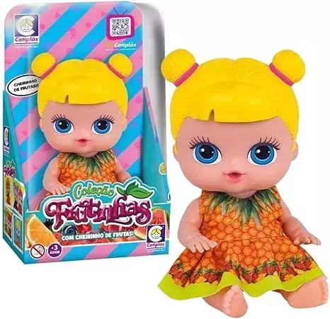 Boneca Cheirinho Frutinhas Abacaxi - 2509