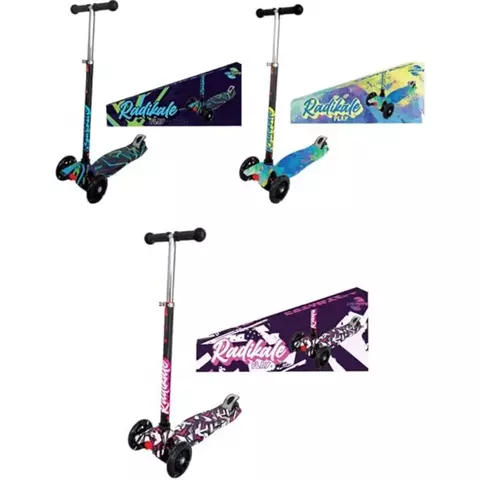 Patinete Unitoys Abstract 3 Rodas com LED Sortidos – 1812