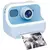 Câmera Fotográfica Infantil com Impressão Instantânea Azul - ZP01268