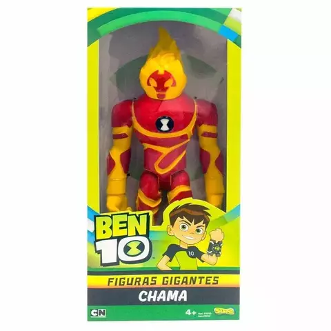 Boneco Articulado Ben 10 XL – Chama 28 cm – Sunny Brinquedos