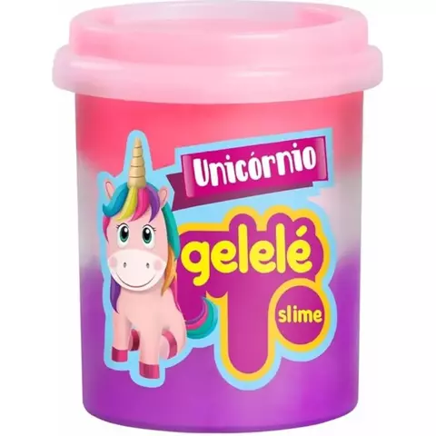Slime Gelelé Unicórnio Cores Sortidas