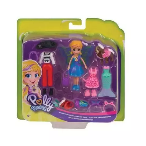 Polly Pocket Kit Cachorro Fantasias Combinadas – GDM15