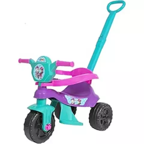 Triciclo Kemotoca Baby Dog com Haste Roxo - BQ0514M