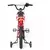 Bicicleta Infantil Moto Cross Vermelha Aro 16 – 1172 - loja online