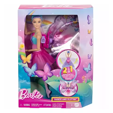 Boneca Barbie Fantasy Bailarina Borboleta 2 em 1 – Mattel