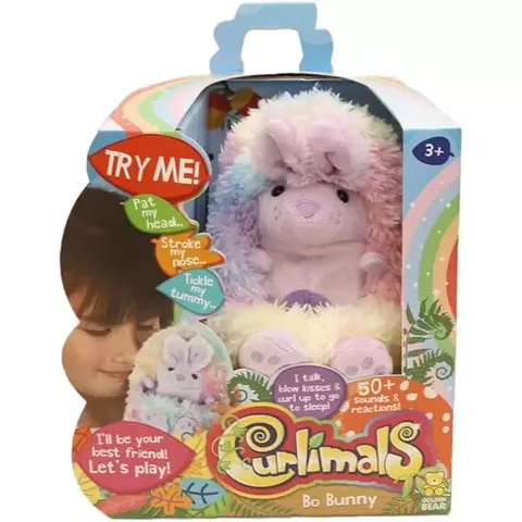Curlimals Bo a Coelhinha – Interativa com 45 Sons e Reações – F0131-1