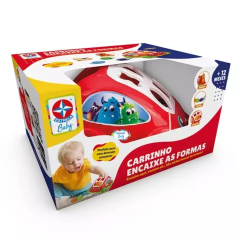 Carrinho Encaixe as Formas Estrela