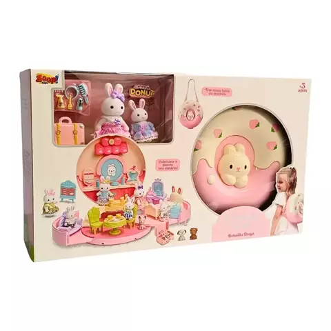 Casinha Feliz Conjunto Bolsa Donut ZP01375 - Zoop Toys