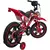 Bicicleta Infantil Moto Cross Vermelha Aro 16 – 1172 - Disneylandia Toy