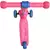 Patinete 3 Rodas com Apoio Rosa - Disneylandia Toy