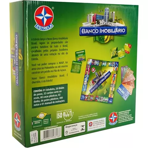 Jogo Banco Imobiliário Brasil Estrela – 1201602800027
