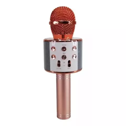 Microfone Karaokê Rose Bluetooth Sem Fio – ZP00996