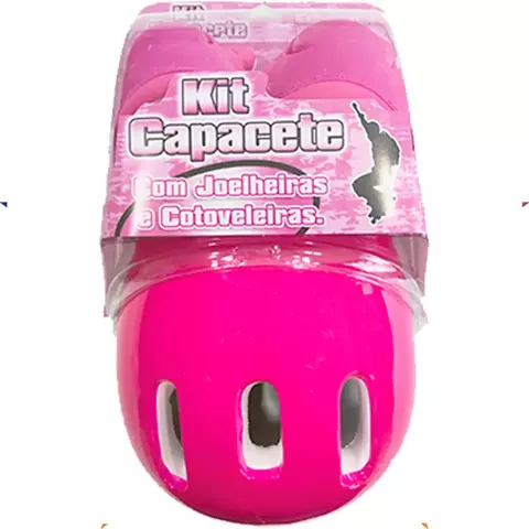 Kit Capacete Infantil com Joelheiras e Cotoveleiras - Fenix - comprar online